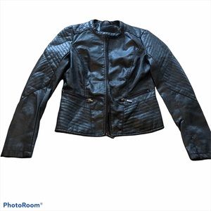 Therapy faux  leather jacket